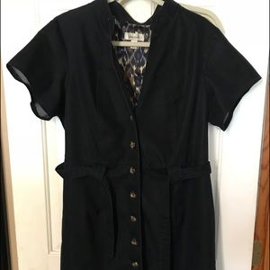 Dressbarn woman denim shirt dress